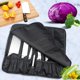 thumbnail image 2 of (más de 8 ranuras) 8 cuchillos MÁS el cuchillo de carnicero, el cuchillo de acero, 4 utensilios y una bolsa con cremallera para herramientas. Cuchillo duradero (solo bolsa), 2 of 5