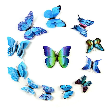 

Ekeka Free Shipping 12pcs Accessories Simulation 3D Decoration Wall Sticker Fridge Magnet