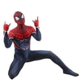 thumbnail image 4 of Adultos niños PS4 Punk Spidercosplay disfraz Halloween superhéroe Zentai traje juego hombres niños mono de fiesta, 4 of 5