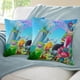 thumbnail image 3 of Trolls Fundas de almohada de terciopelo con tema, regalos de funda de almohada, decoración para el hogar, cojín de lanzar, regalo de cumpleaños para fans y parejas. 45cm x 45cm., 3 of 6