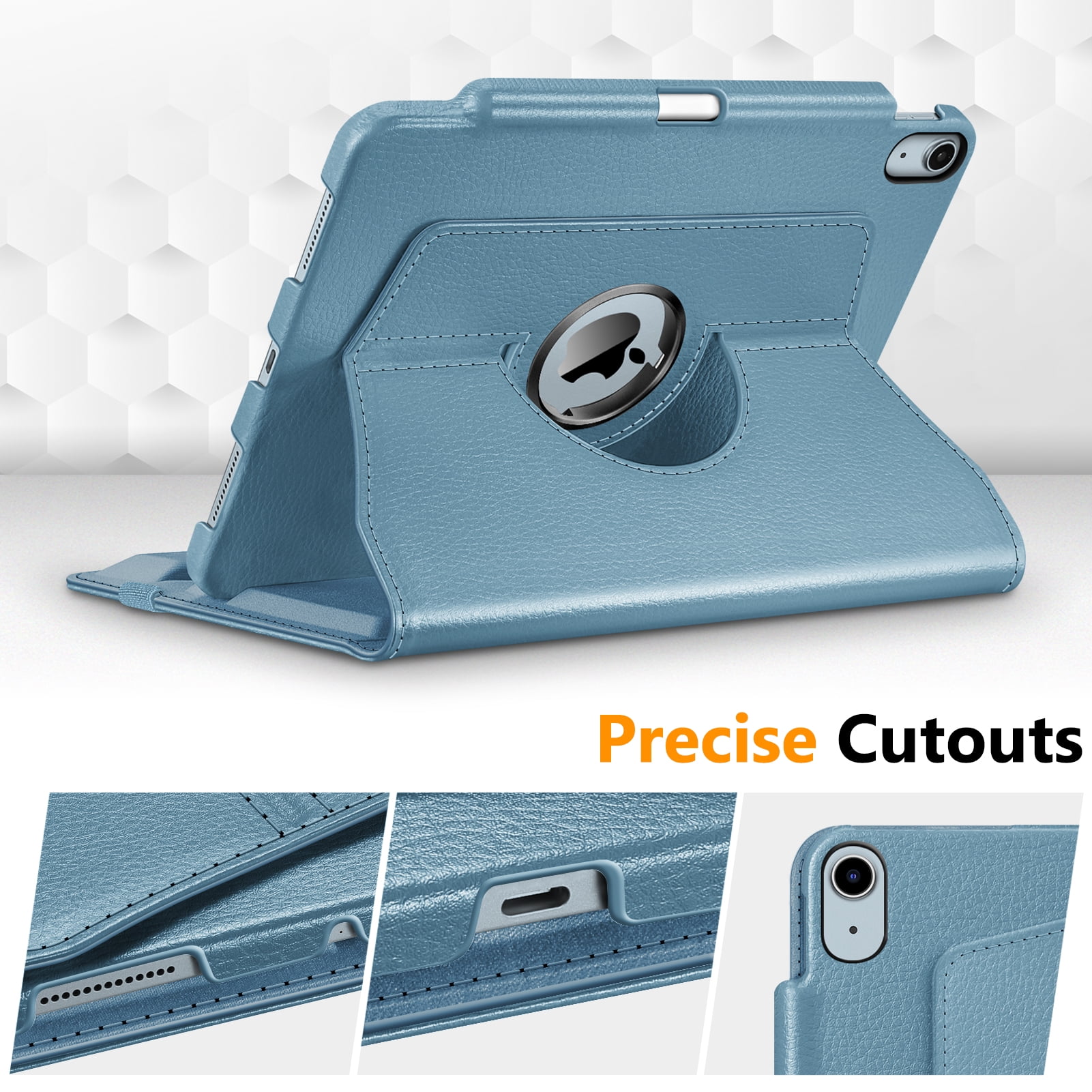 Fintie Rotating Case for iPad Air 11-inch M4/M3/M2 (2026/2025/2024), iPad Air 5th/4th Generation (2022/2020) 10.9 Inch - 360 Swivel Protective Stand Cover