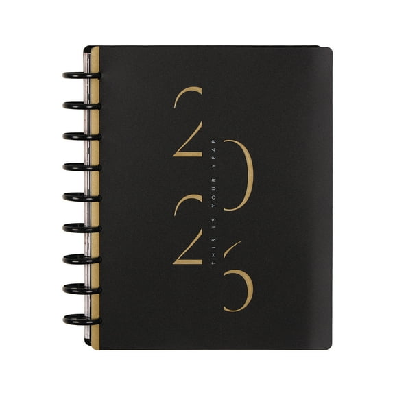 Happy Planner Monthly Weekly Classic PlannerJan- December 2026 Believe You Can, 2 Sticker Sheets Included, Disc Bound