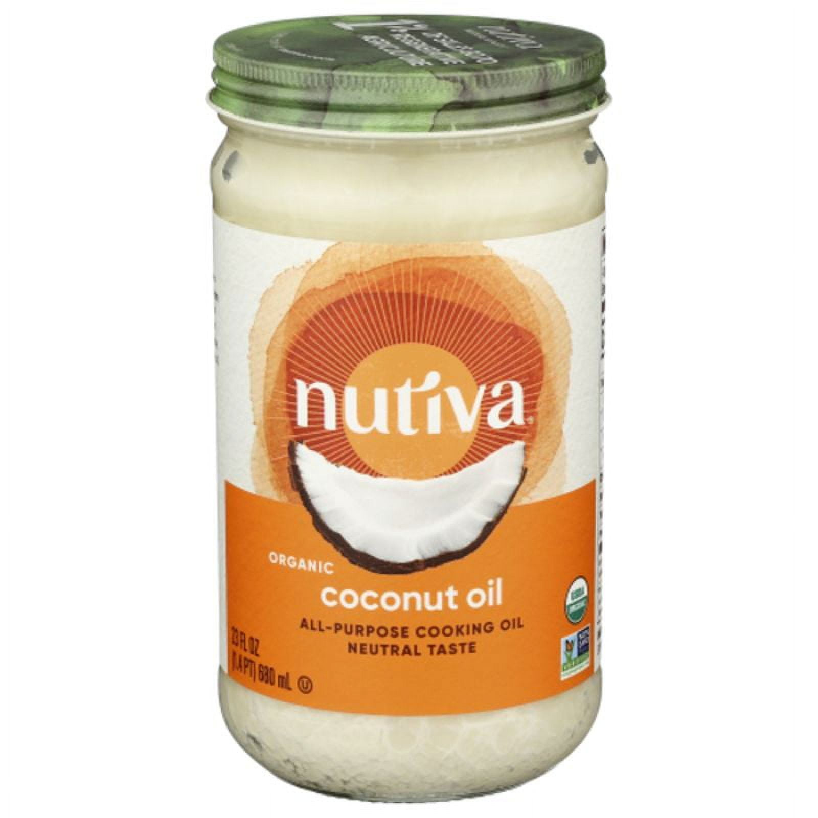 2X - Nutiva Organic Refined Coconut Oil 23 fl oz