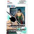 thumbnail image 1 of One Piece 6 Inch Action Figure Anime Heroes - Roronoa Zoro Three Sword Style, 1 of 3