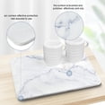 thumbnail image 4 of Dish Drying Mats for Kitchen Counter.Ultra Absorbent.Non-Slip.Heat Resistant Mat Kitchen Gadgets.Stone Dish DrainerDrying Mats.，Rack Tableware Mat.(12x8inch.White Marble), 4 of 5