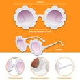 thumbnail image 3 of Guardurnaity 2 gafas de sol de plástico con diseño de flores, cómodas y seguras para usar a diario. Cadenas y cordones para anteojos, 3 of 6