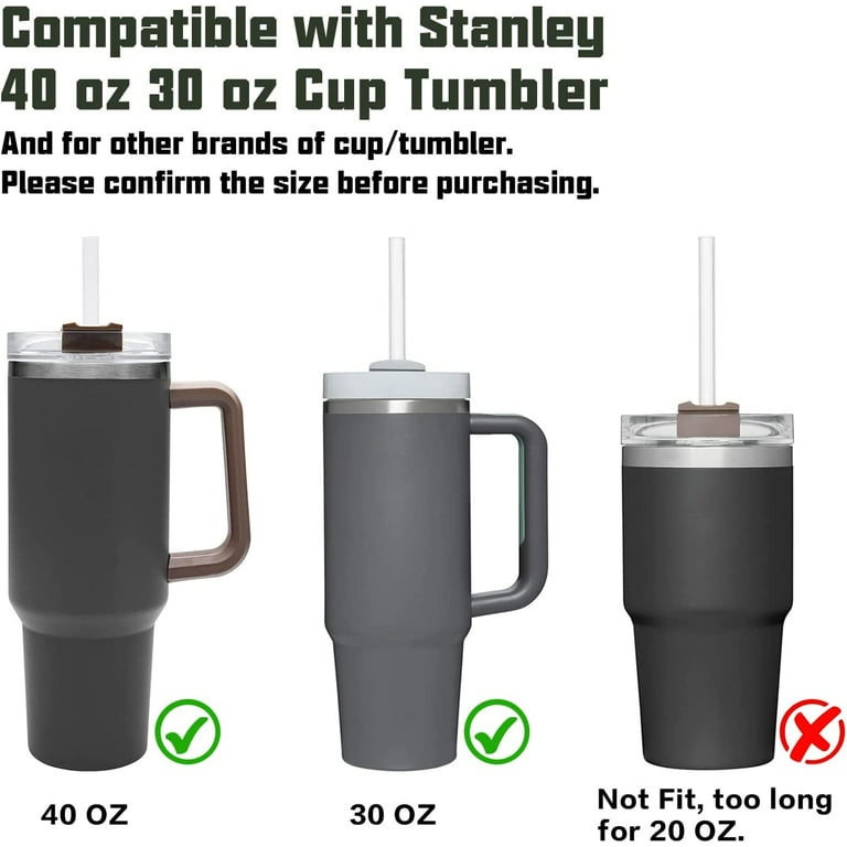 2 Pcs Skinny Tumbler Lid Replacement, 40 OZ Compatible Stanley Cup  Accessory