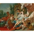 thumbnail image 2 of French School 18x15 Black Ornate Wood Framed Double Matted Museum Art Print Titled - The Toilet of Venus (18th Century), 2 of 5