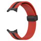 thumbnail image 4 of Correa de muñeca para reloj inteligente con banda de silicona para Google Pixel Watch 2022 (rojo negro), 4 of 9