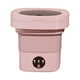 thumbnail image 5 of Mini lavadora plegable, mini lavadora plegable, conveniente, lavadora pequeña eléctrica automática, lavadora de viaje para apartamento, dormitorio, rosa Sunnimix mini lavadora, 5 of 8