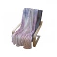 thumbnail image 4 of Navy and Blush Soft Flannel Fleece Throw Blanket, Abstract Watercolors Fantasy Soft Nebula Universe Inspired, Cozy Plush for Indoor and Outdoor Use, 60" x 80", Blue Pink Salmon, by Ambesonne, 4 of 6