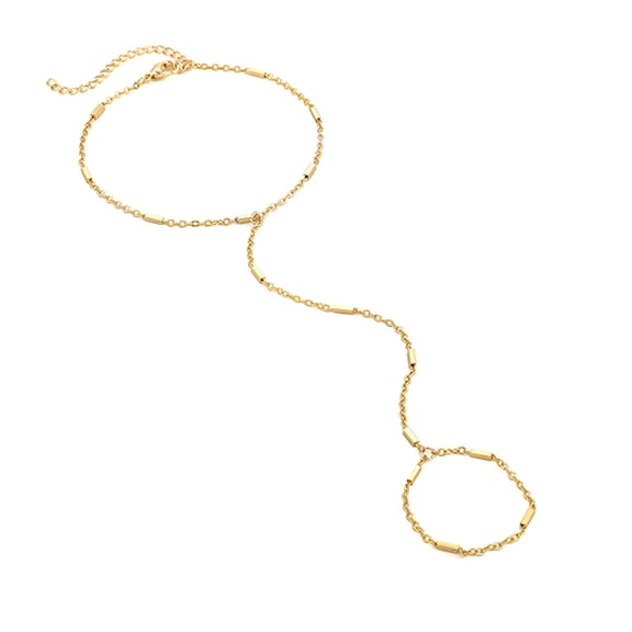 DESIGNICE Ring Bracelet Hand Chain for Women Girls Teens Jewelry Pretty Dainty Style