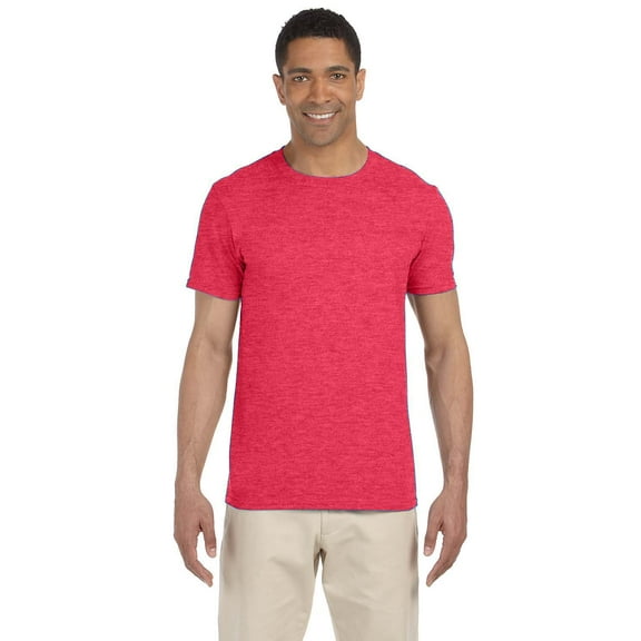 Gildan Softstyle Adult Tee , G640 , Heather Red , XXX-Large