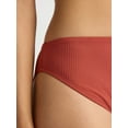 thumbnail image 2 of Time and Tru Women’s and Women's Plus High Cut Mid Rise Bikini Bottoms, Sizes XS-2X, 2 of 6