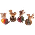 thumbnail image 2 of 4pcs Adorable Resin Squirrel Model Garden Decor Animal Shape Garden Decor, 2 of 4