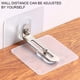 thumbnail image 3 of 10 piezas de anclajes de pared para muebles autoadhesivos, correas para muebles, dispositivo de prevención antisísmica para proteger al bebé, anclajes de pared para muebles para mascotas, 3 of 4