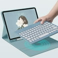 Keyboard Case for iPad 2021 10.2Inch 9th 8th 7th Generation, Wireless