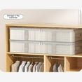 thumbnail image 4 of Sac de Rangement sous le Lit en Pvc Entièrement Transparent Sac de Rangement Grande Capacité Sac de Rangement Sac de Rangement Plat sous le Lit, 4 of 9