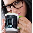 thumbnail image 2 of 3dRose, One of The Beautiful Dublin, Ireland Doors Done in Poster and Texture Style, 15oz Two-Tone Green Mug, 2 of 7