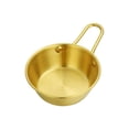 thumbnail image 1 of Stainless Steel Rice Bowl With Handle - Stackable Matte Brushed Snack & Pasta Bowl For Home & Restaurant Use, 1 of 2