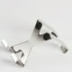 thumbnail image 4 of Gancho trasero de puerta de acero inoxidable de 2 uds, ganchos de almacenamiento de gancho tipo X de metal sin clavos sin marcas, 4 of 4