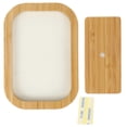 thumbnail image 3 of Bamboo Photo Frame 1 Pc Rectangular Shape Ideal For Office Use 14.8x9cm Size Functional Photo Display, 3 of 3