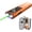 Orange, variant on EDC Pocket Flashlight, 1300LM Rechargeable Work Light with UV Light, Green Beam & Side Floodlight, Flashlight with Display for Maintenance & Technicians LT-010(Orange)