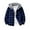 Blue, variant on UQJfacai Boys Hoodies Shirts Kids Casual Button Down Plaid Shirt Fall Winter Long Sleeve Hooded Shacket Jackets with Pocket 5-14 Years