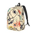 thumbnail image 2 of Daiia Rockets Vintage Canvas Backpack for Men and Women ,Hiking Backpack,Travel Laptop Bag for School,Large Capacity Backpack, 2 of 8