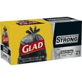 thumbnail image 5 of Glad Strong Quick-Tie Large Trash Bags, 30 Gallon, Black, 21 Ct, 5 of 13
