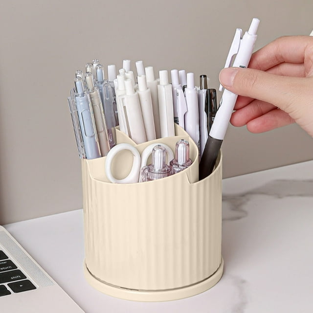 Organizador de maquillaje Caja de almacenamiento de escritorio | Soporte transparente para cosméticos estilo cajón de múltiples compartimentos | Contenedor giratorio de plástico | Soporte para