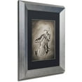 thumbnail image 2 of Trademark Fine Art 'The Cellist' Canvas Art by Marc Allante, Black Matte, Silver Frame, 2 of 4