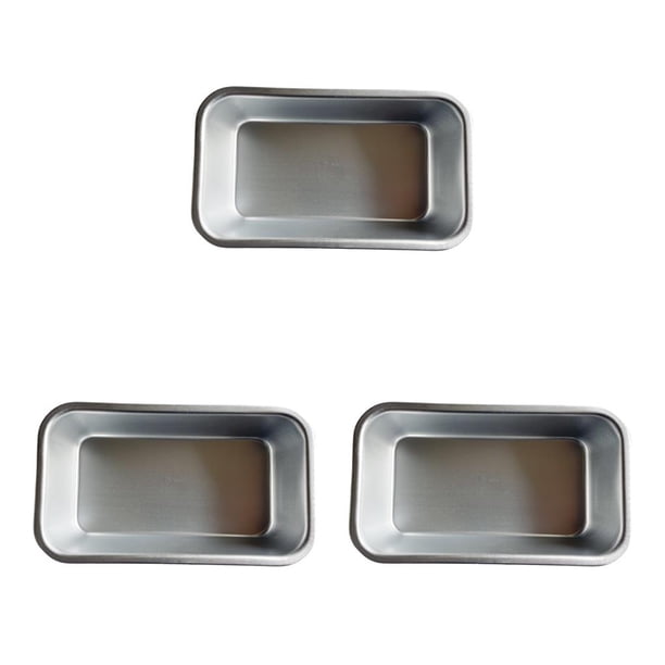 Matsuzay Molde de aluminio para pasteles, cajas para tostadas, molde reutilizable para hacer postres de pan, moldes de repostería, utensilios Type4 NO4