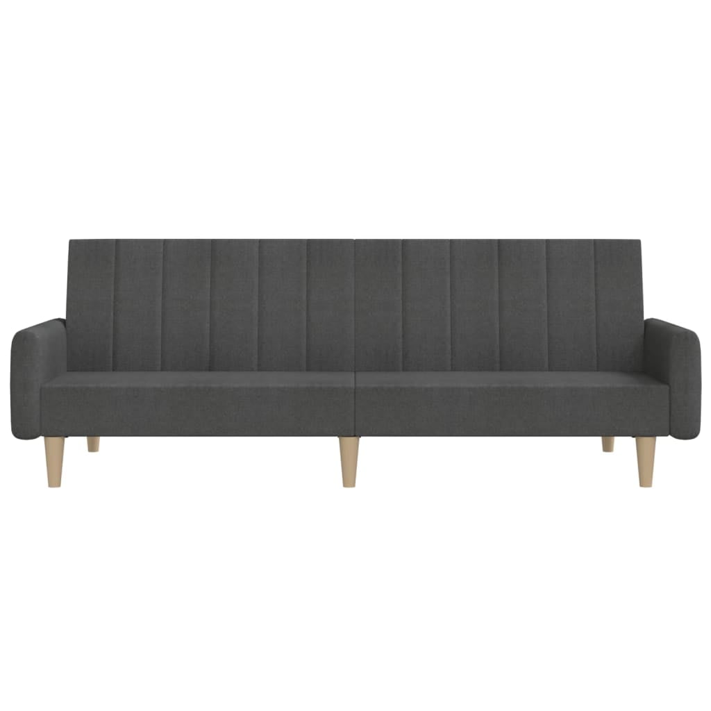 vidaXL 2-Seater Sofa Bed Accent Upholstered Loveseat Sleeper Couch Fabric