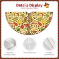 thumbnail image 3 of Fotbe Fruits And Vegetables Pattern Christmas Tree Skirt, Tree Skirts Plush Christmas Decorations, Christmas Tree Skirts Xmas Decorations Holiday Party Decor-30", 3 of 6
