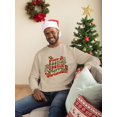 thumbnail image 2 of Rootin' Tootin' Merry Christmas Men's Sweatshirt, 2 of 4