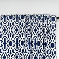 thumbnail image 3 of Home Soft Things Montegomery Blue Curtain Set - 2 Panels - 60"x84", 3 of 7