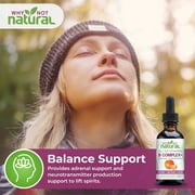 Why Not Natural B Complex Liquid: All 8 B Vitamins, 60 Servings, Organic Tangerine