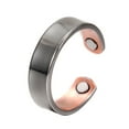 thumbnail image 2 of AYYUFE Men Ring Opening Magnetic Jewelry Electroplating Geometric Finger Ring Birthday Gifts, 2 of 8