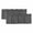 Black, variant on 2 Pack Valances for Windows, Vintage Stripes Window Valances for Living Room/Bedroom/Bathroom, Retro Minimalist Lines Pattern Light Blue Light Filtering Kitchen Curtain Valance 42"W x12" L
