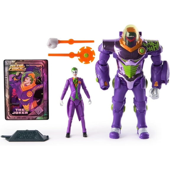 DC Comics Metal Force The Joker 6-Inch Action Figure with Mini Figure and Armor Suit