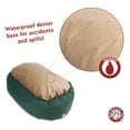 thumbnail image 5 of Majestic Pet Sherpa Poly/Cotton Bagel Pet Bed for Dogs, Calming Dog Bed Washable, Large, Green, 5 of 5