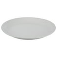 Home Basics 10.5" Ceramic Dinner Plate, White