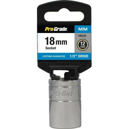 UPC: 0035794145170 | Pro-Grade 14518 0.5 in. Drive x 18 mm 12 Point Socket