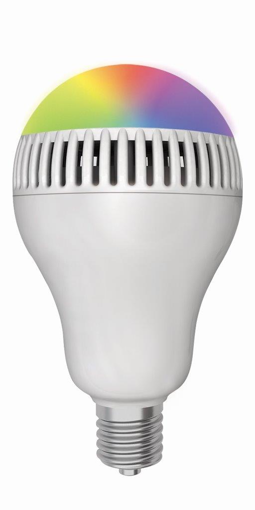 light bulb with speaker built in
