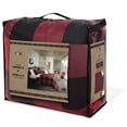 thumbnail image 2 of Safdie & Co. Comforter Set 3PC K Revers. Buffalo Plaid Red/Black, 2 of 2