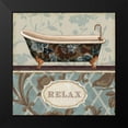 thumbnail image 2 of Audit, Lisa 15x15 Black Modern Framed Museum Art Print Titled - Bathroom Bliss I, 2 of 5