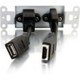 thumbnail image 3 of C2G HDMI and USB Pass Through Wall Plate - White, 3 of 3
