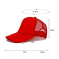thumbnail image 3 of Tittly Trucker Hat Summer Hats Outdoor Solid Color Light Plate Embroidery For Men And Women Truck Driver Hat Net Hat Womens Baseball Caps Hats for Women BU1 M, 3 of 3