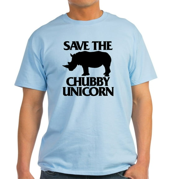 CafePress - Save The Chubby Unicorn Light T Shirt - Men's Classic Graphic T-Shirt